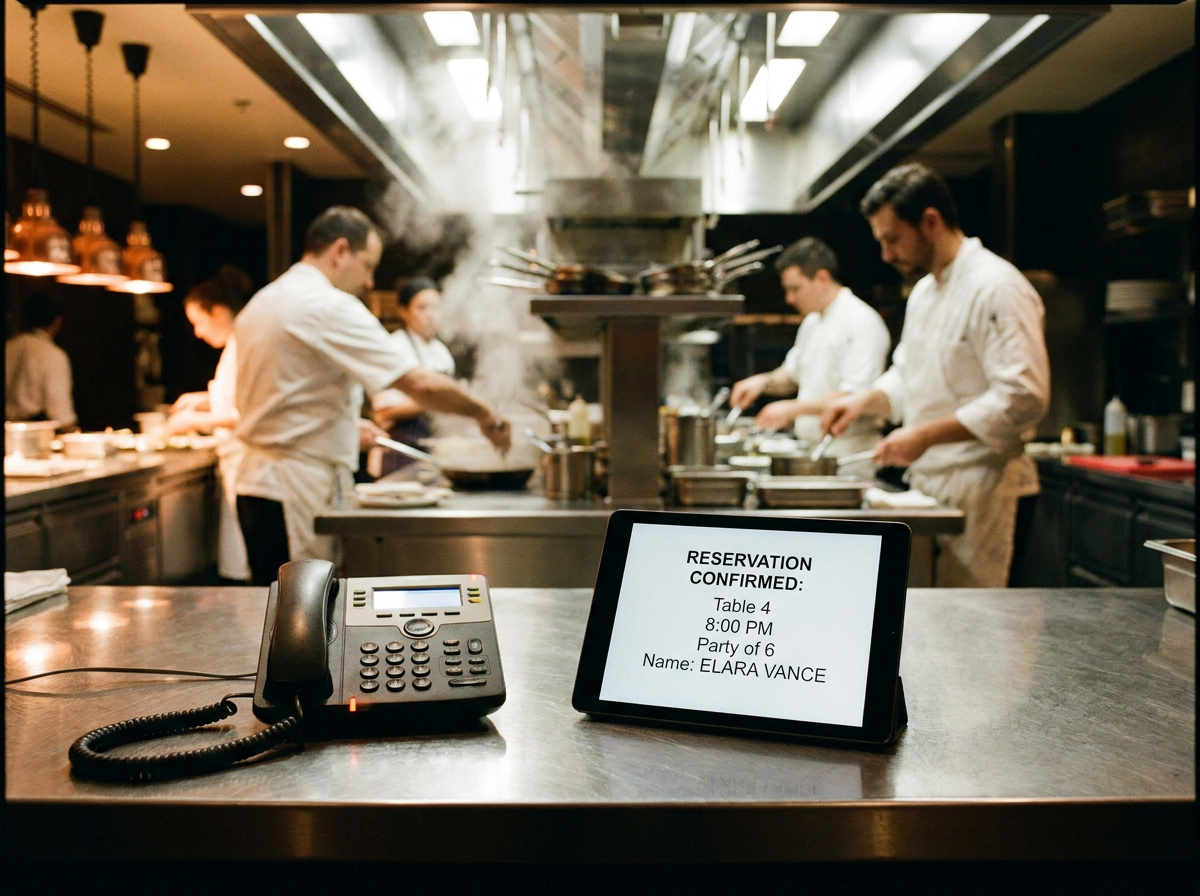 Hoe reduceer je restaurantreservaties via de telefoon tot nul?